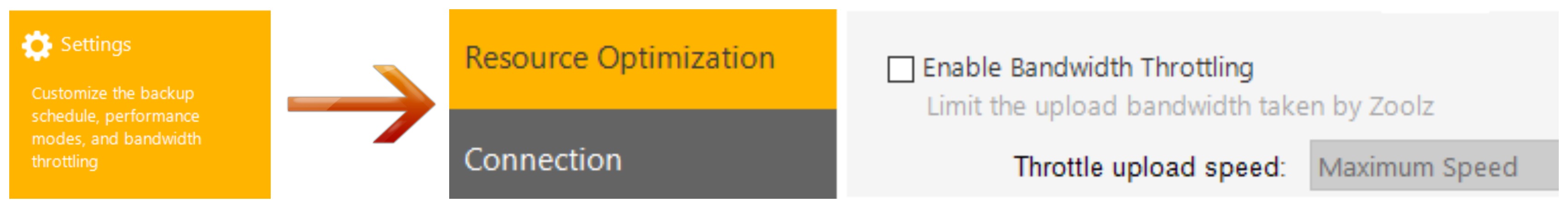 upload speed being throttled